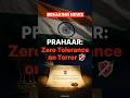 BIG! Home Ministry Unveils 'PRAHAAR' – Zero Tolerance on Terror
