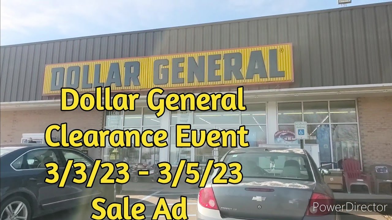 Dollar General Clearance Event 3/3/23 3/5/23 Sale Ad This Week 