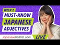Core Words Week 2: Must-Know Japanese Adjectives