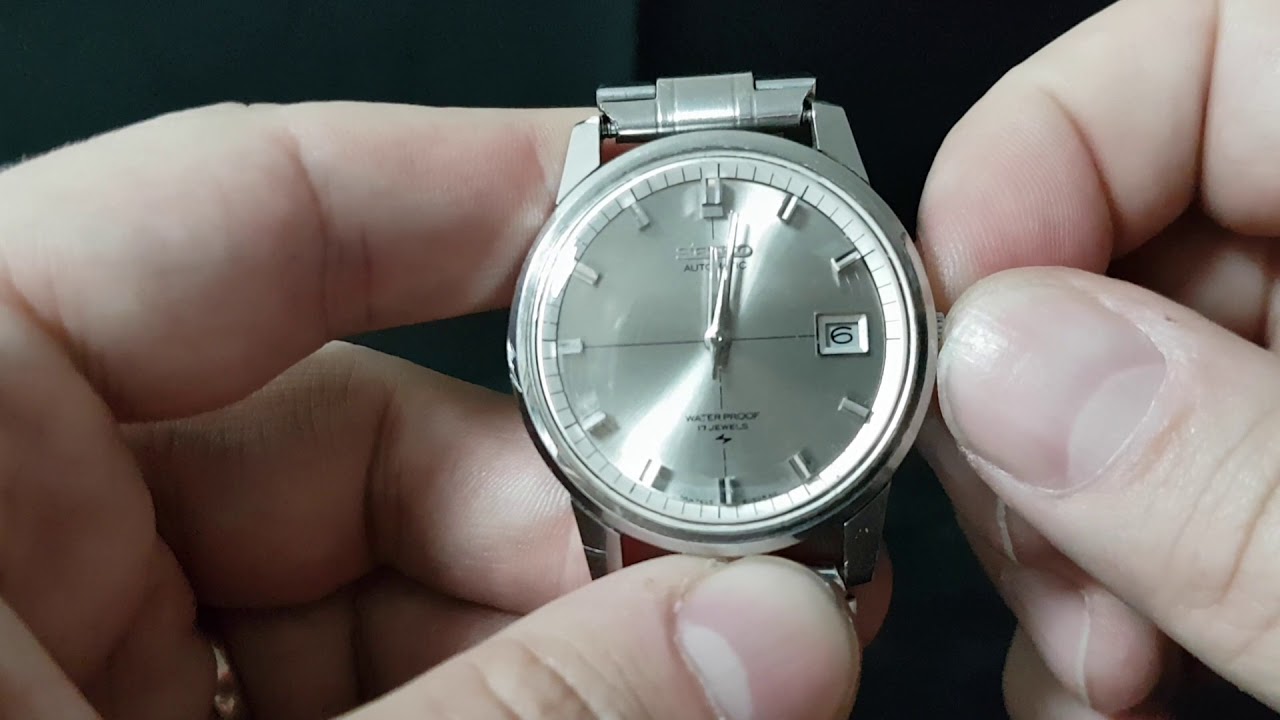 1967 Seiko Sportmatic vintage watch 7625-8041 - YouTube