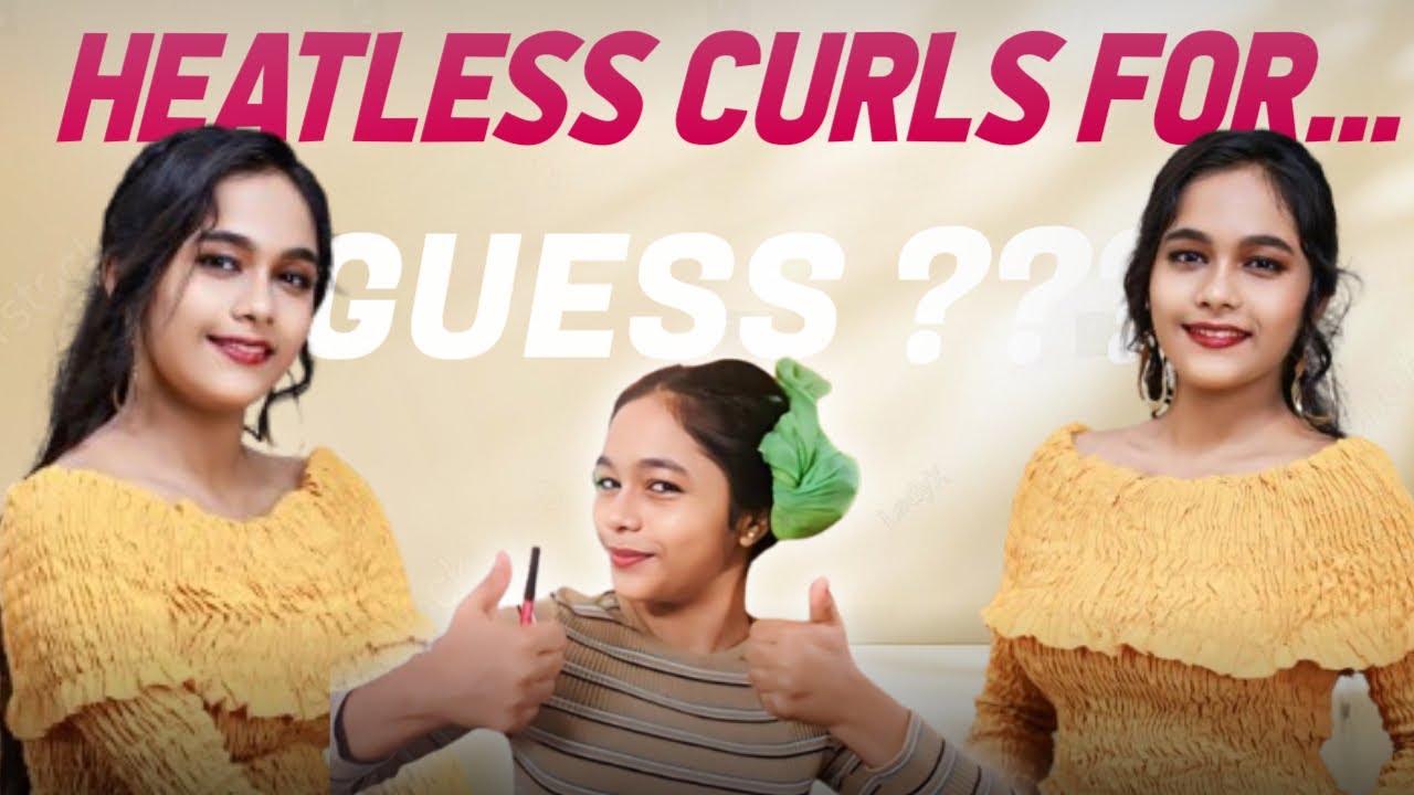 TRYING HEATLESS CURLS FOR NEW PROJECT |SHIVANI MENON|
