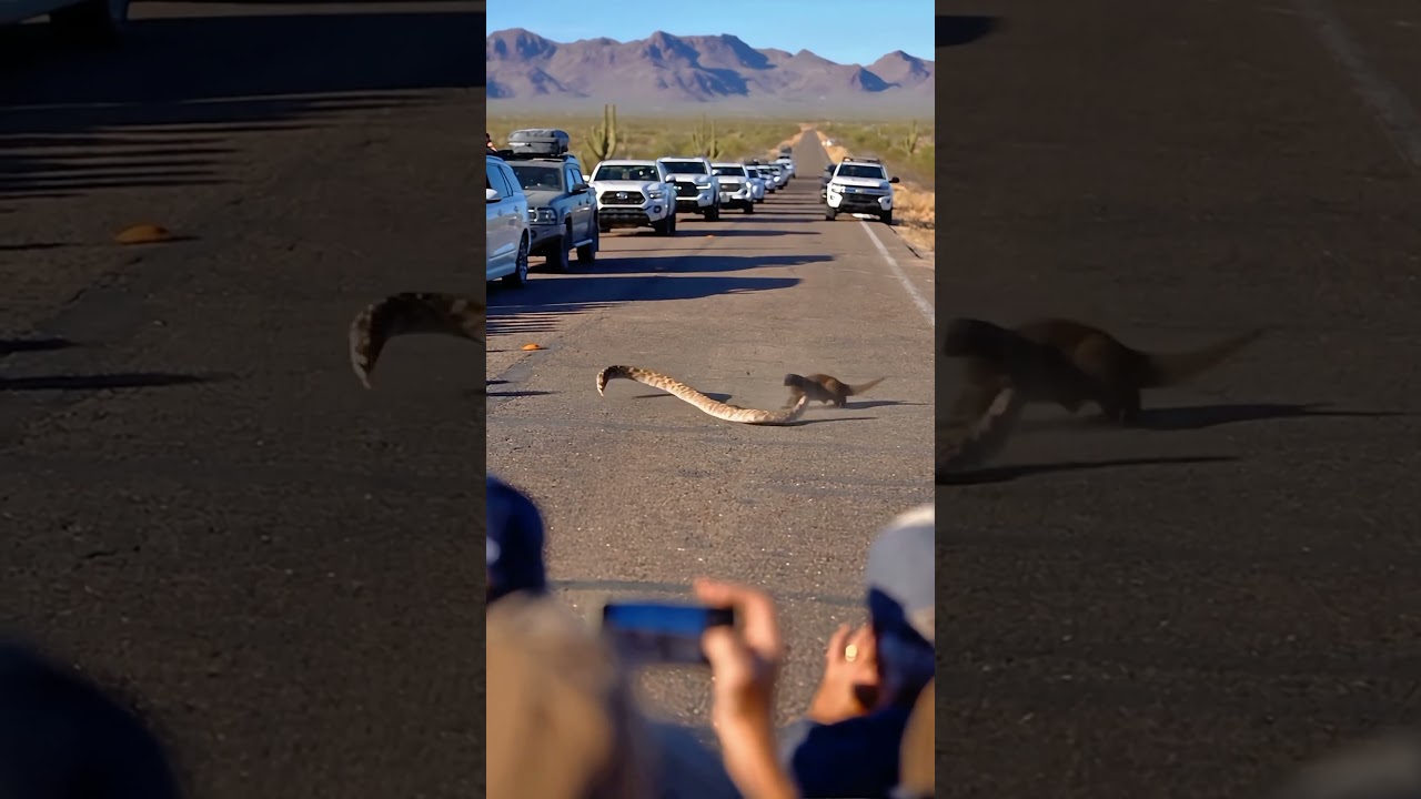 Mongoose vs Western Diamondback — Who Gives Up First? 😱🐍