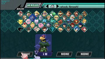 Literally just 2 people at the character select screen in Project M (Project Plus) [NO GAMEPLAY]