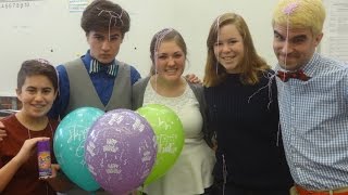 Silly String Attack #2! - Annie Carlile & Bailee Williams (double 18th b-days)