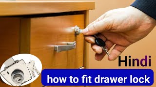 how to fit drawer lock ! multi lock fit kaise kare @Mycitycarpenter by My city carpenter 119 views 1 year ago 7 minutes, 25 seconds