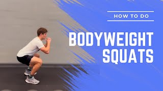 Bodyweight Squats (Exercise Library)
