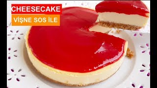 Asla Çatlamayan Cheesecake Tari̇fi̇ - Vi̇şne Soslu Cheesecake Yapimi