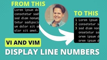 How to display line numbers in vi and vim | Command Line 101
