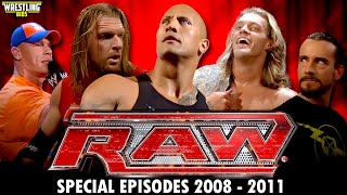 The Special Episodes of WWE Monday Night Raw (2008 - 2011)