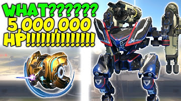 OMG! Unstoppable! MK3 T FALCON 5,000,000 HP | War Robots Armadillo Drone Gameplay WR