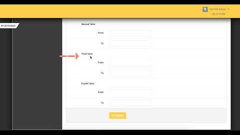 TMS Tutorial Part 7.2 Academic Period