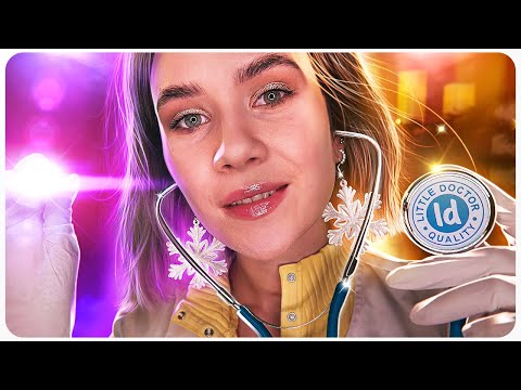 АСМР💊ОБСЛЕДОВАНИЕ У ВРАЧА👩‍⚕️Ролевая Игра + Осмотр Глаз, Кожи ASMR Doctor