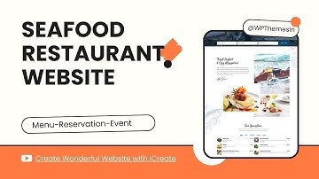 Seafood Restaurant Specialized Website with Menu and Booking | Modern WordPress Theme for Food Resto