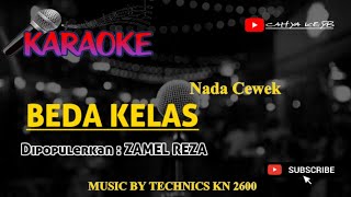 BEDA KELAS -ZAMEL REZA - KARAOKE TARLING CIREBONAN -nada cewe