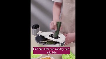 Rổ thái rau củ quả 9 trong 1 tiện lợi