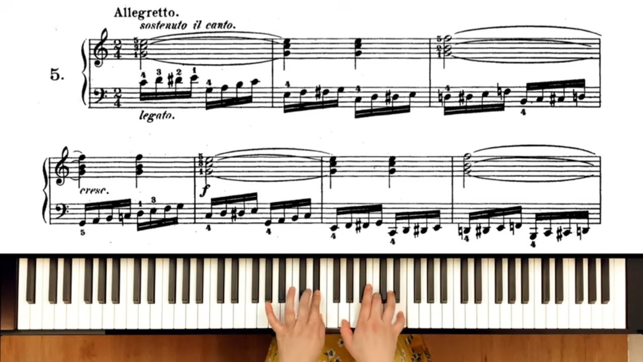 Lemoine: Etude No.5 (Études enfantines Op.37)