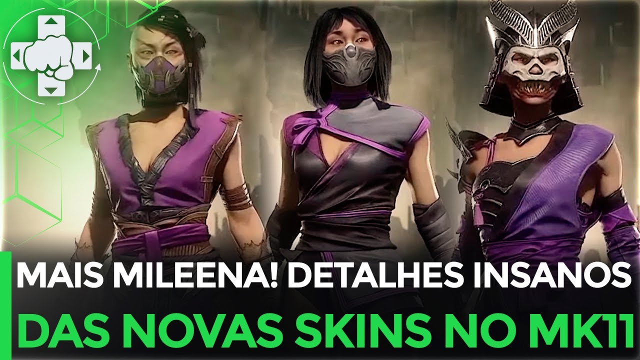 MAIS MILEENA PARA VOCÊS! DETALHES INSANOS DAS NOVAS SKINS DA LUTADORA ...