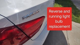 How to change a reverse light bulb on a 2013 VW / Volkswagen Passat #diy #vwpassat #volkswagen