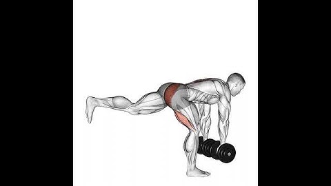 Stiff Unilateral com Halteres #dicasdetreino #personaltrainer #fitness #hashtags #academia