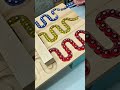 Rolling Marbles on Wiggly Wooden Tracks | ASMR 🔘🌊 #MarbleRun #ASMR