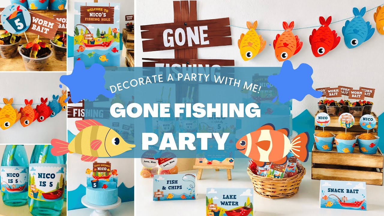 Gone Fishing Party Decorations