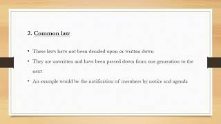 MAN COMM/COMM N4  MODULE 5; LESSON 3 CONTROL OF MEETINGS