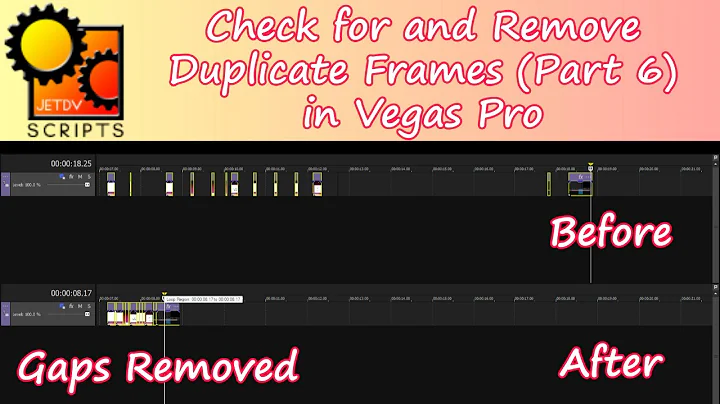 Find and Remove Duplicate Frames - Part 6 (Conclusion)