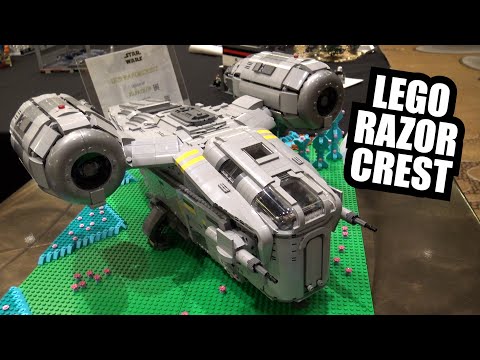 LEGO Mandalorian Razor Crest with Modular Interior!