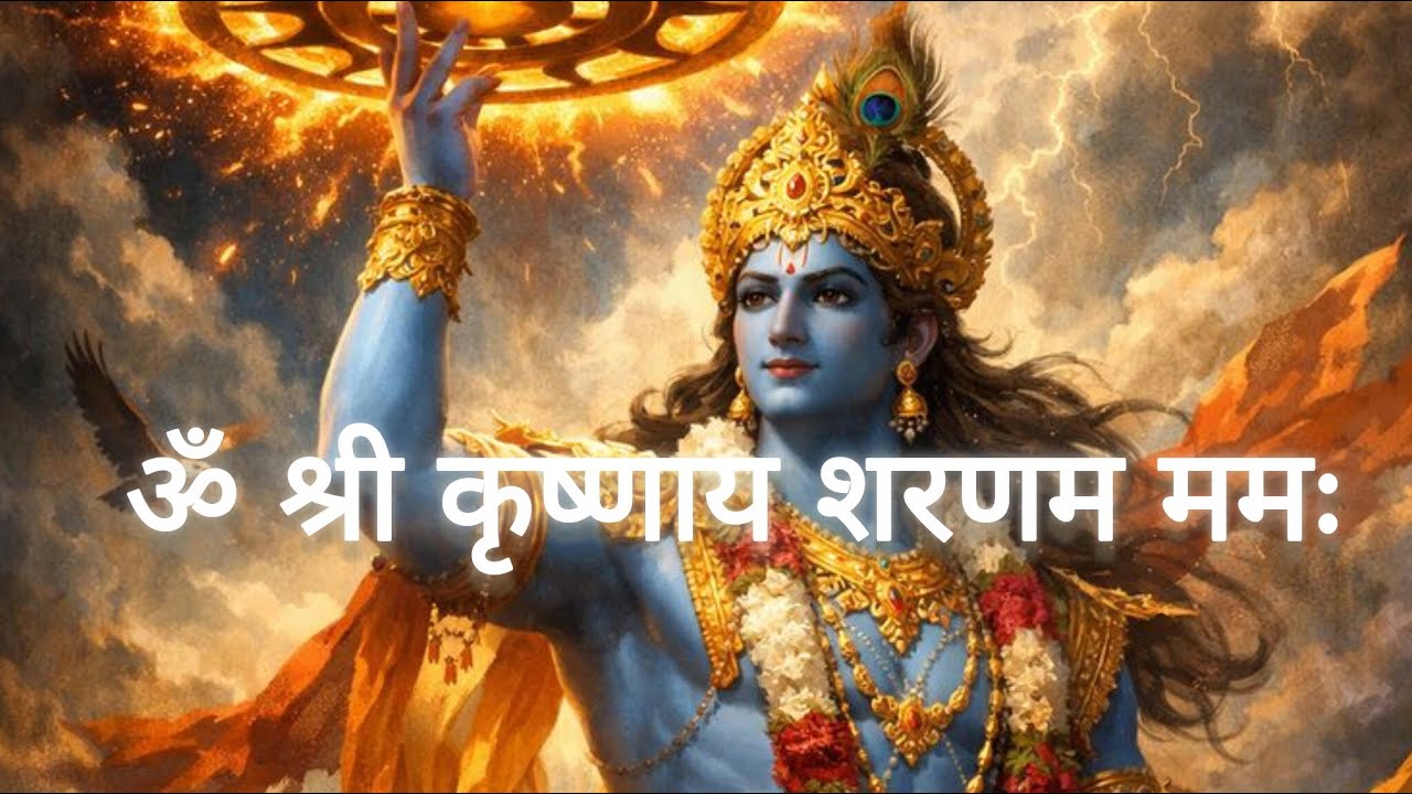 🔴 LIVE  |  om krishnay Sharanam mamah | sharnagat mantra | krishna bhakti with meaning