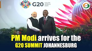 LIVE: South African President Cyril Ramaphosa welcomes PM Modi as he arrives for G20 Summit