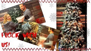 HOW TO FLOCK A CHRISTMAS TREE! DIY, EASY, CHEAP, FAST!