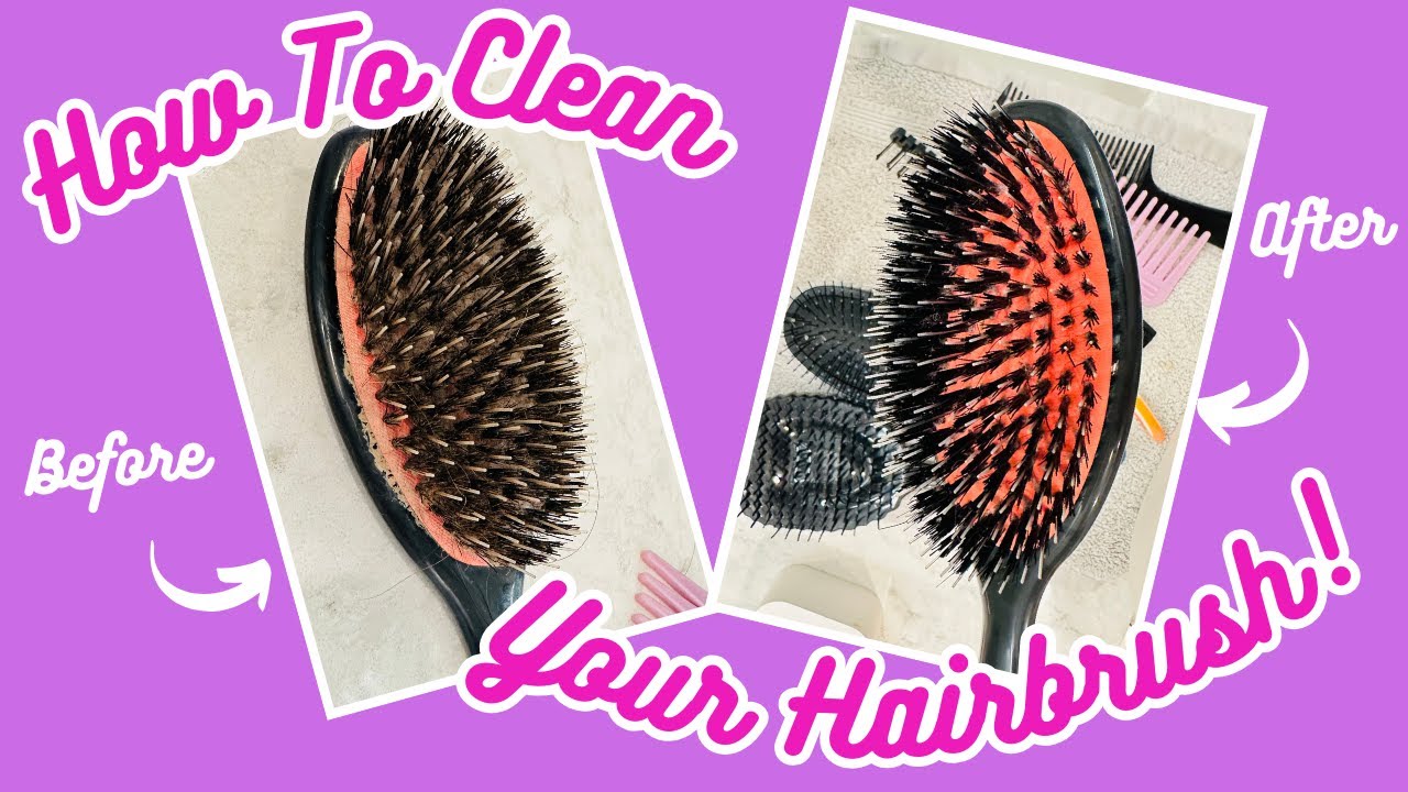 How To Clean Your Hairbrush YouTube