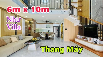 Nhà Phố Kiến Trúc VILLA tại Gò Vấp | Ngang 6M Hiếm Căn có Thang Máy phòng Master Đẹp Say Đắm 