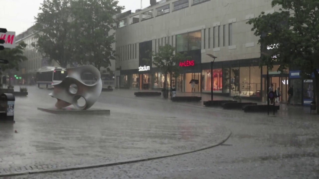 Åskoväder Västerås 2018-06-03