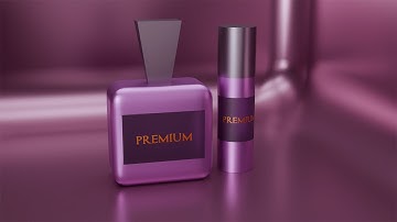Blender Product Visualization - Perfume Modeling