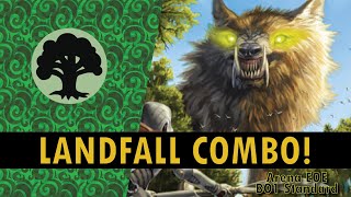 LANDFALL COMBO MADNESS! 🌱 Mono Green Deck Is INSANE