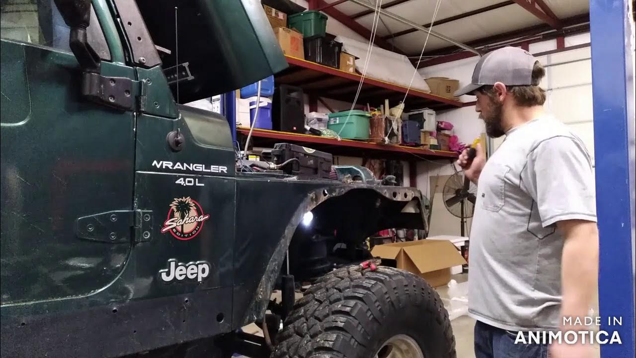 9706 Jeep Wrangler EAG Front Fenders Install PART 1 YouTube