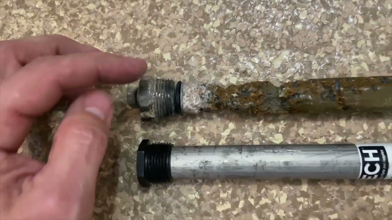 GE Geospring Hybrid Anode Rod Change - YouTube