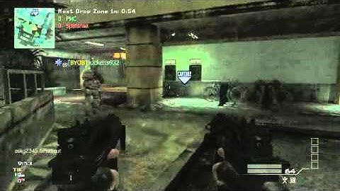 MW3 Drop Zone Gameplay- 360 C4 Double Kill