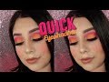 Easy PINK AND ORANGE EYESHADOW LOOK