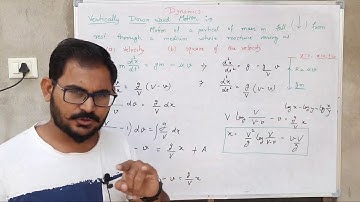 Dynamics/lecture-3/vertically downward motion Ander resistance medium