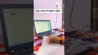 SSC CPO PY MOCK TEST SCORE:-149? || dayinthelifeofsscaspirant sscaspirantlife studyvlog status