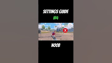 BGMI / PUBGM Settings Guide #4 ✅❌ #shorts #bgmi #pubgmobile