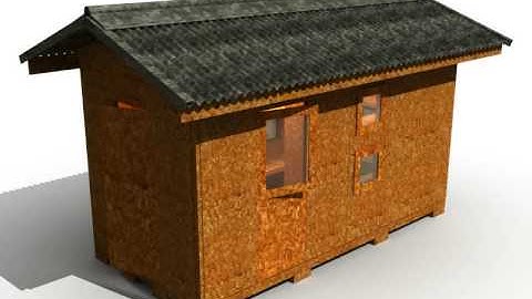The Octagon prefabricated building - 3D Build
