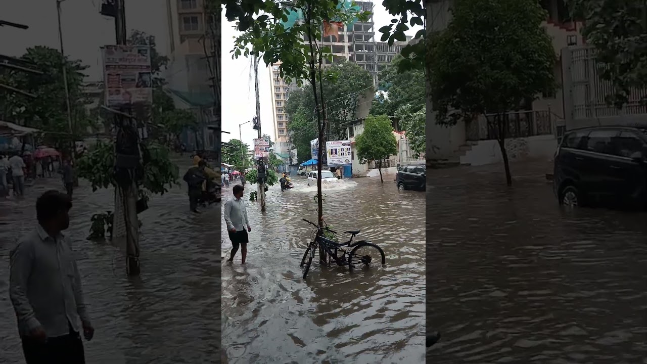 Vasai Vira viral video Rain 🌧️☔