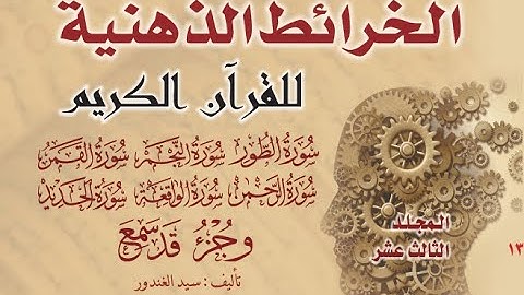 الخريطة الذهنية لفهم و حفظ سورة الواقعة