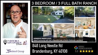 HOME FOR SALE / DOE VALLEY / BRANDENBURG KY / 40108 / 848 LONG NEEDLE RD