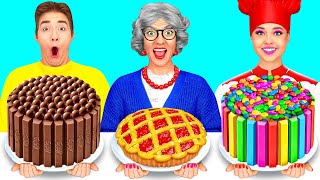 自分 vs おばあちゃんの料理チャレンジ | クレイジーチャレンジ HAHANOM Challenge