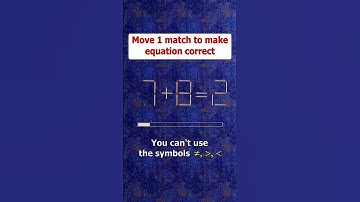 Fix the equation by moving 1 stick #shots #puzzles #logicpuzzles #mathspuzzle #hindipuzzles