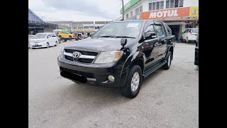 WRJ1686 TOYOTA HILUX G 2.5AT 2008TH